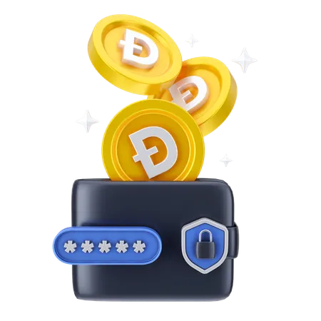 Wallet-Sicherheit  3D Icon