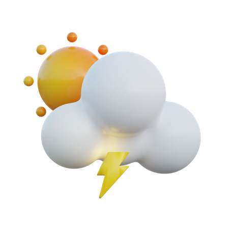 Bright And A Little Thunder  3D Icon