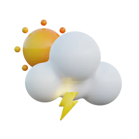 Bright And A Little Thunder  3D Icon