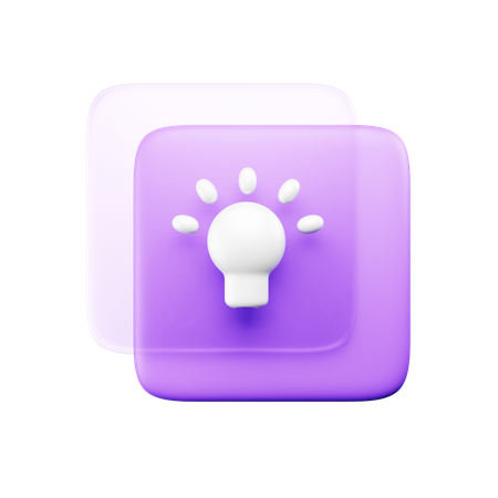 Bright Idea  3D Icon