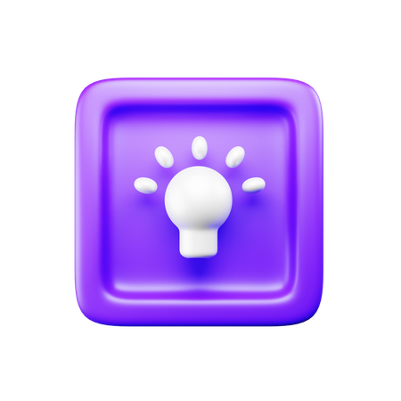 Bright Idea  3D Icon