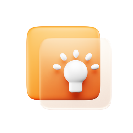 Bright Idea  3D Icon