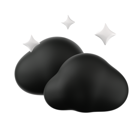 Bright night  3D Icon
