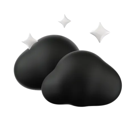 Bright night  3D Icon