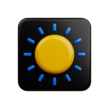 Brightness  3D Icon