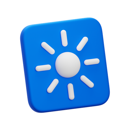 Brightness  3D Icon