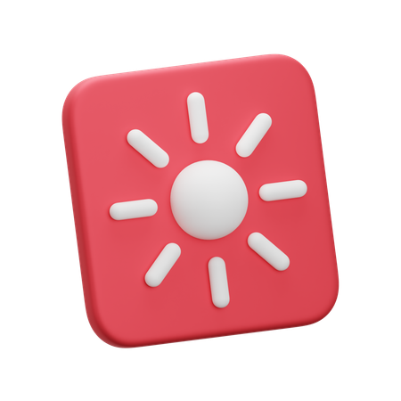 Brightness  3D Icon