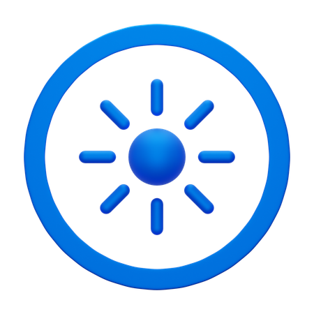Brightness  3D Icon