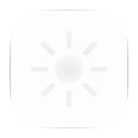 Brightness  3D Icon