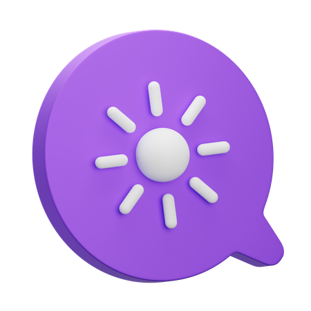 Brightness  3D Icon