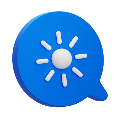 Brightness  3D Icon