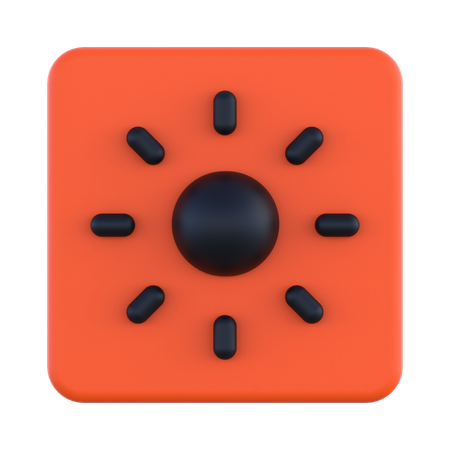 Brightness  3D Icon