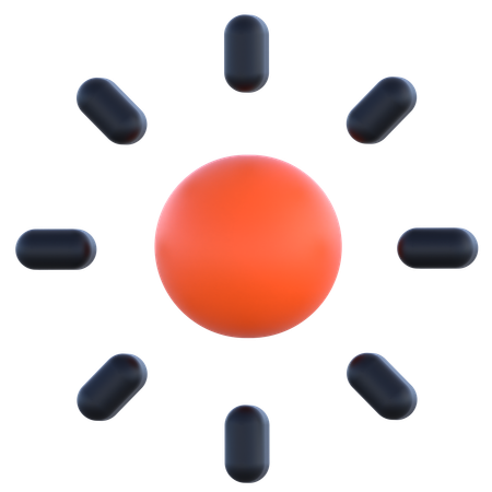 Brightness  3D Icon