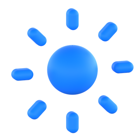 Brightness  3D Icon