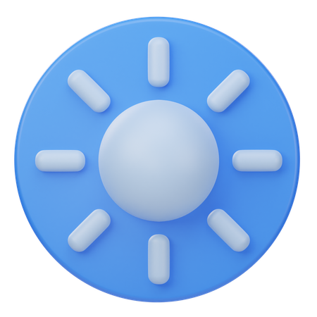 Brightness  3D Icon