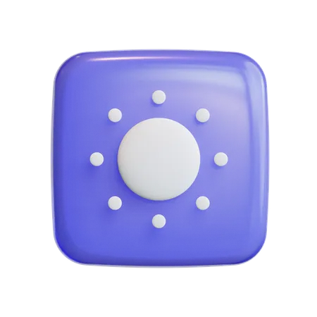 Brightness  3D Icon