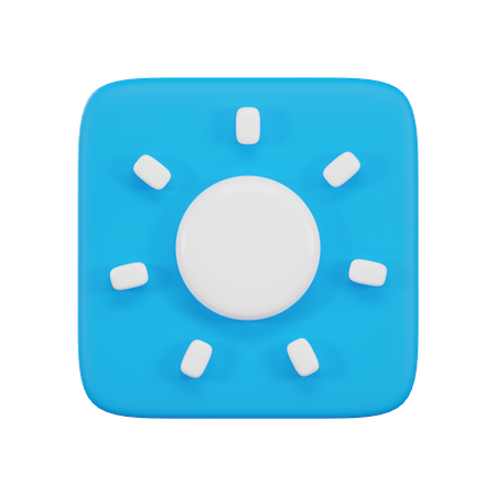 Brightness  3D Icon