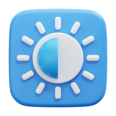 Brightness  3D Icon