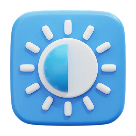 Brightness  3D Icon