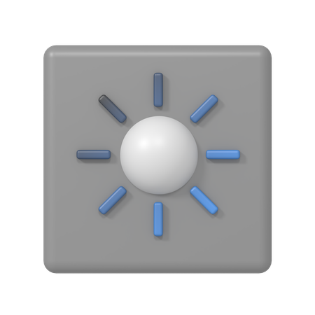 Brightness  3D Icon