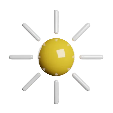 Brightness  3D Icon