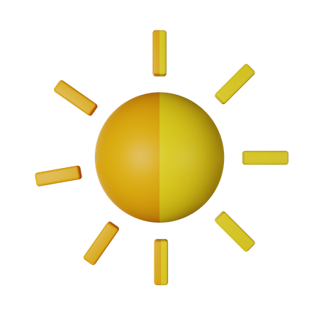 Brightness  3D Icon