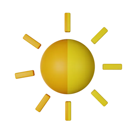 Brightness  3D Icon