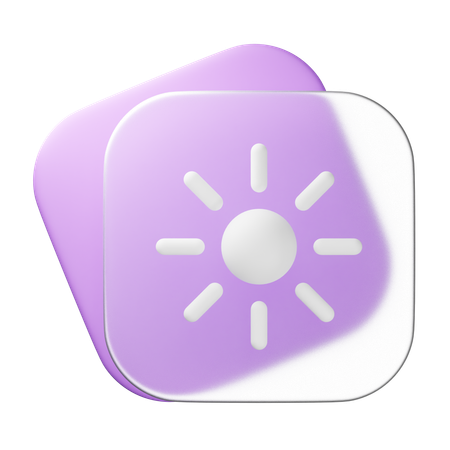 Brightness  3D Icon