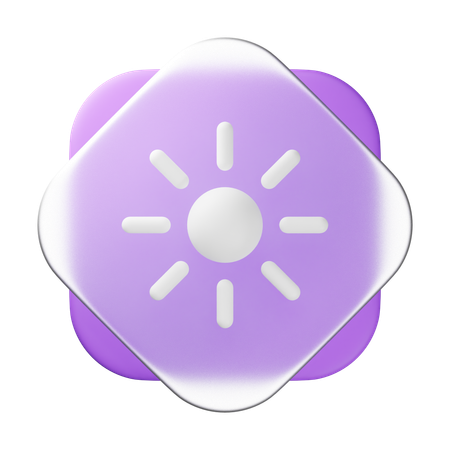 Brightness  3D Icon