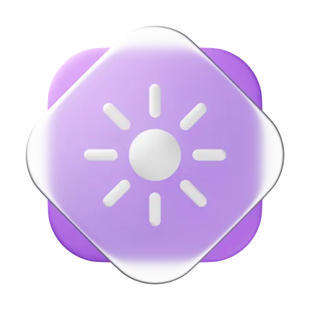 Brightness  3D Icon