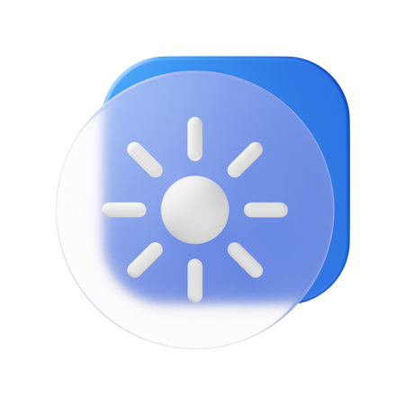 Brightness  3D Icon