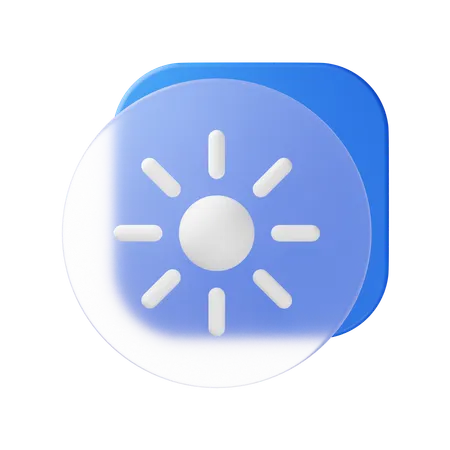 Brightness  3D Icon