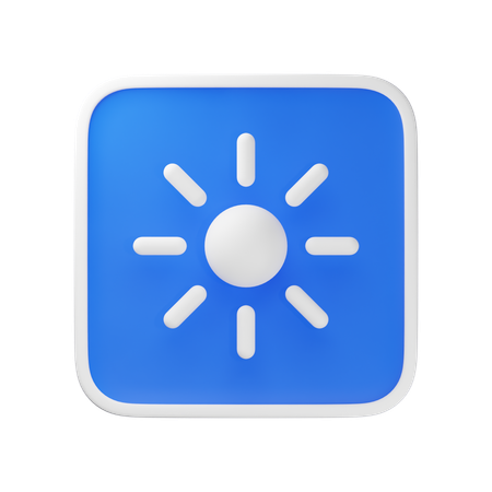 Brightness  3D Icon