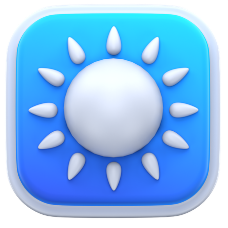 Brightness  3D Icon