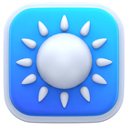 Brightness  3D Icon