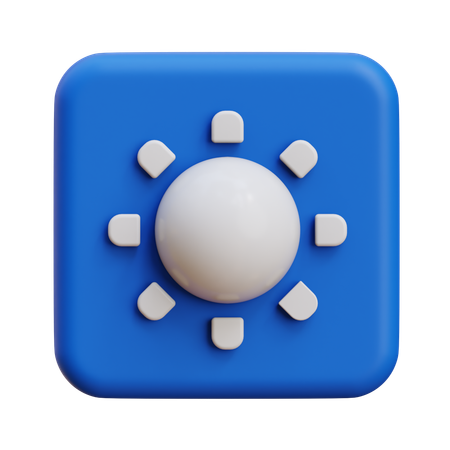 Brightness  3D Icon