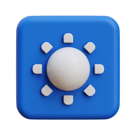 Brightness  3D Icon