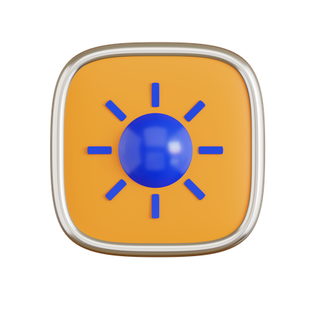 Brightness  3D Icon