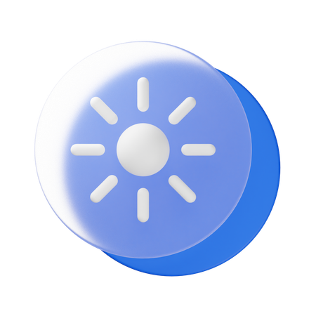 Brightness  3D Icon