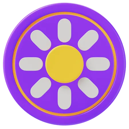 Brightness  3D Icon