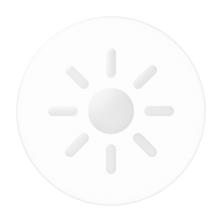 Brightness  3D Icon
