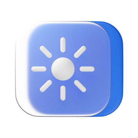 Brightness  3D Icon