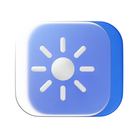 Brightness  3D Icon