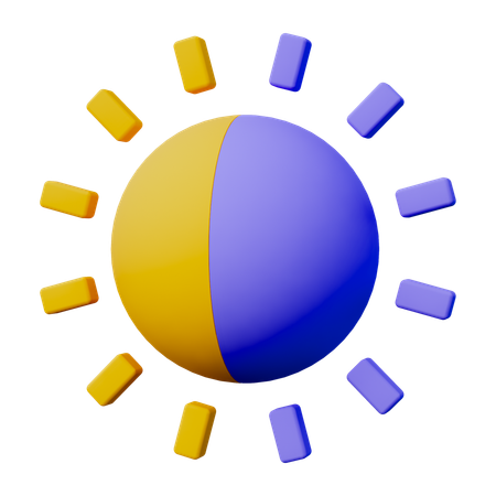 Brightness  3D Icon