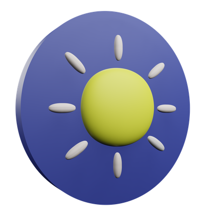 Brightness  3D Icon
