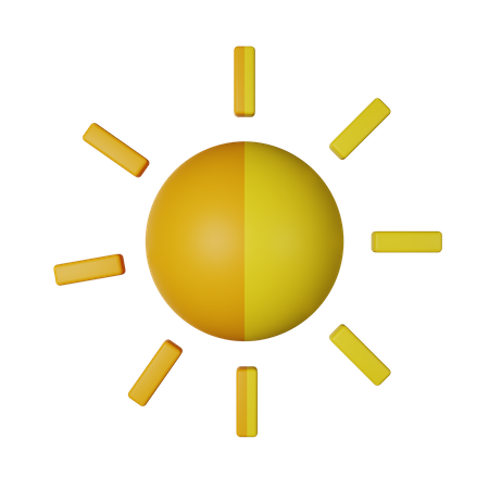 Brightness  3D Icon