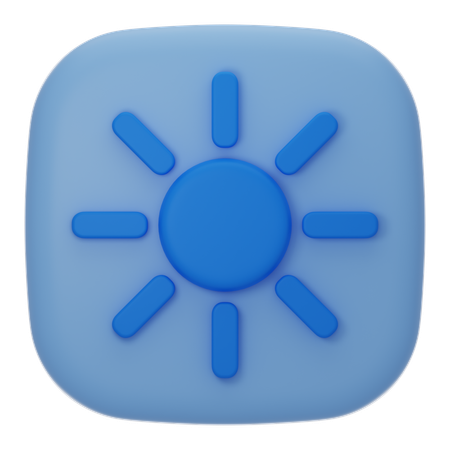 Brightness  3D Icon