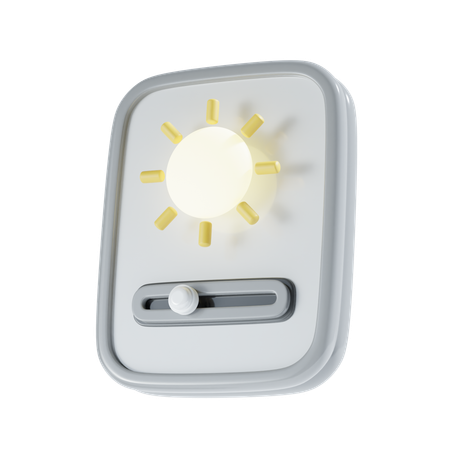 Brightness Adjuster  3D Icon