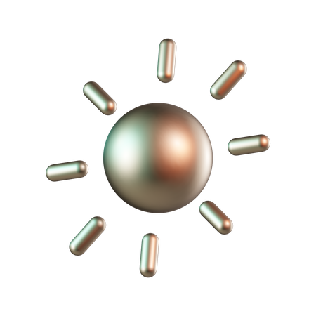 Brightness High  3D Icon