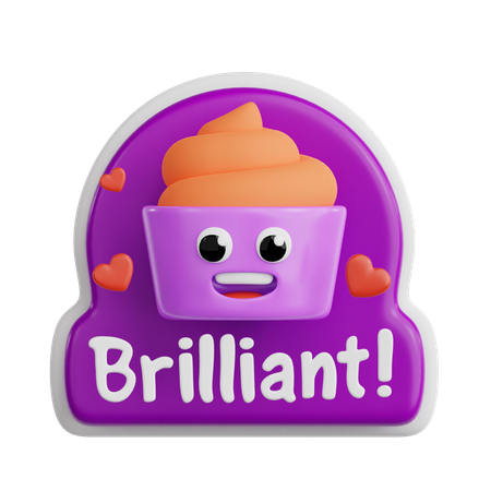 Brilhante  3D Sticker